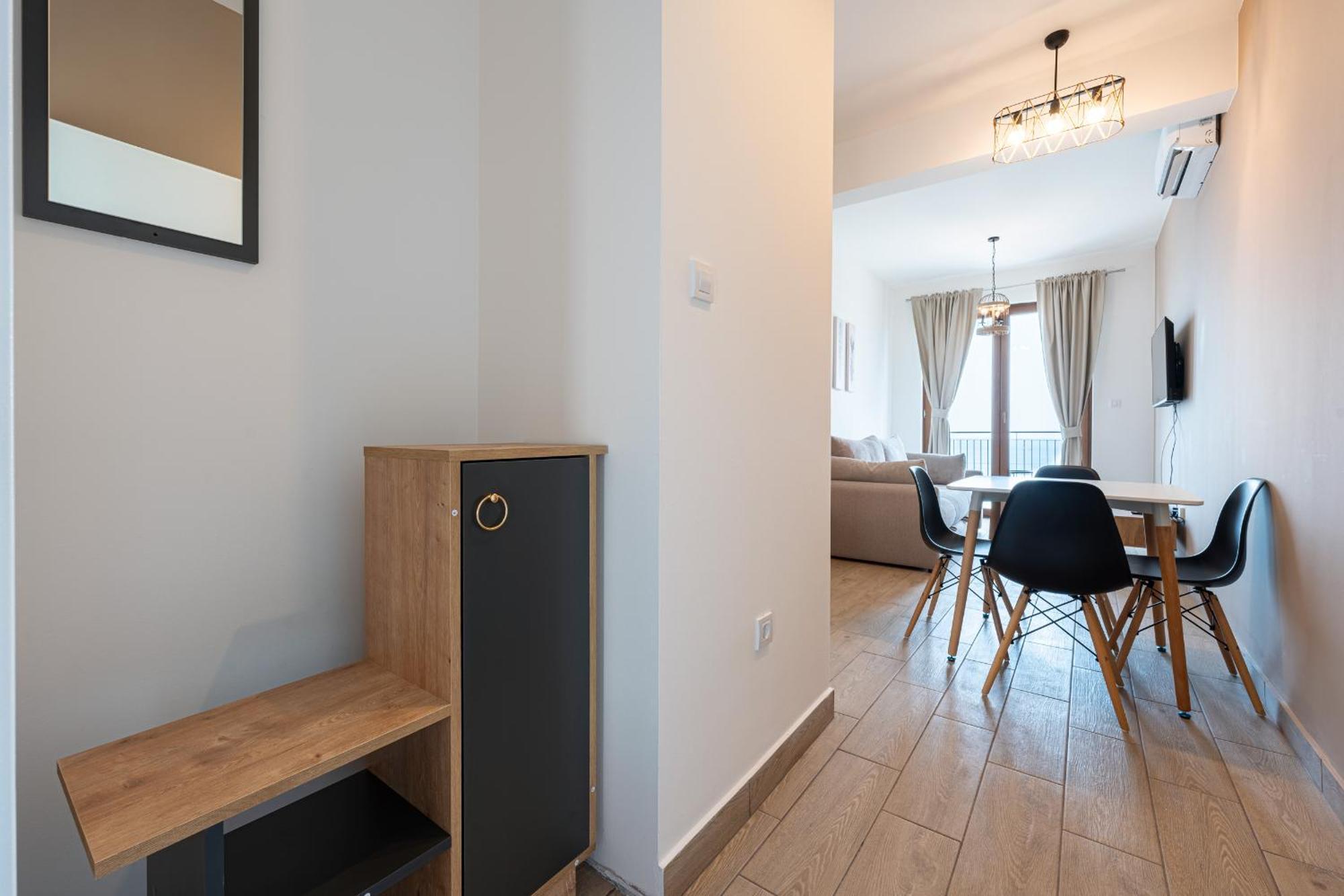 Niki Apartments Przno Светі-Стефан Екстер'єр фото